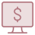 Icon illustration of a computer